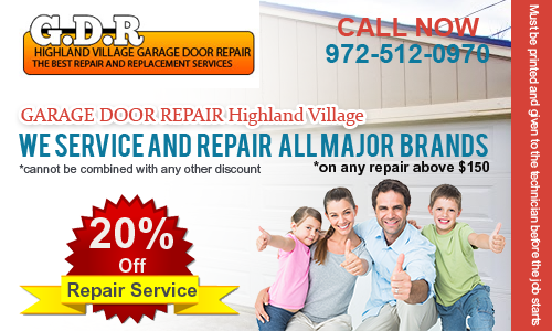 Garage door service coupons