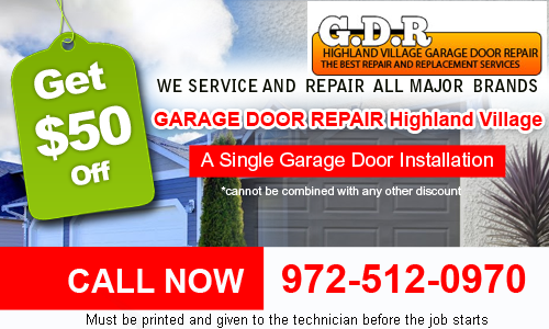 Garage door service coupons